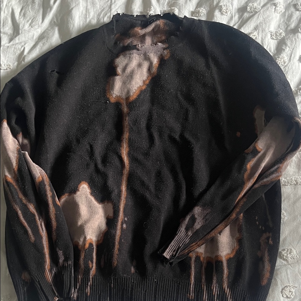 Fate Black and Brown Women's Sweater